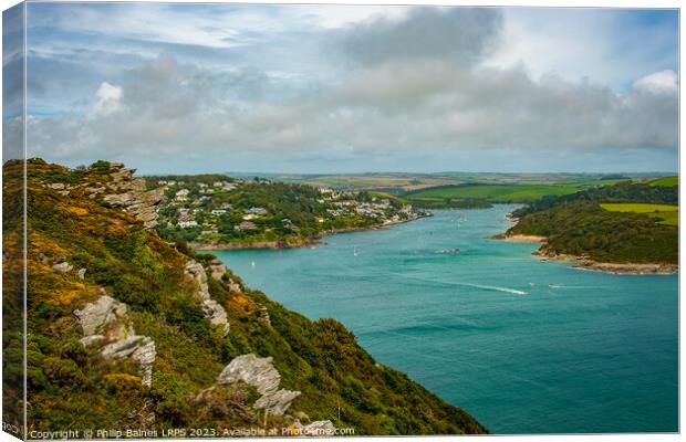 Beautiful Salcombe Harbour Canvas Print by Philip Baines