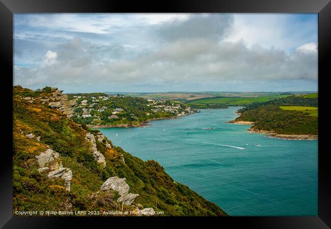 Beautiful Salcombe Harbour Framed Print by Philip Baines