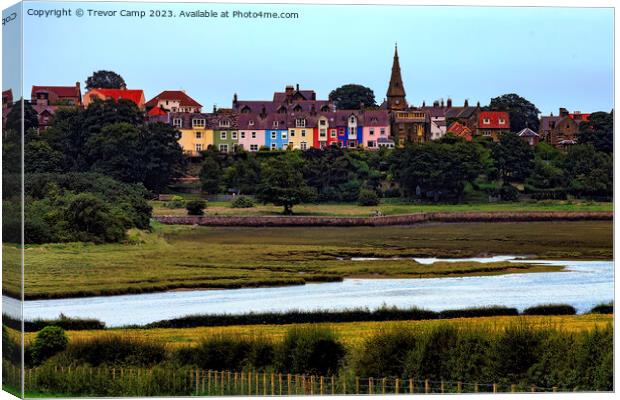 Alnmouth's Vibrant Summer Palette Canvas Print by Trevor Camp