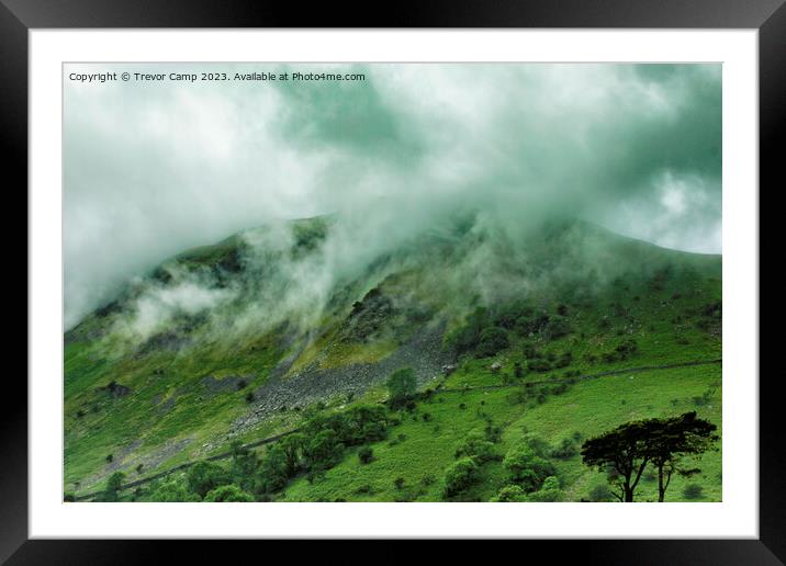 Ethereal Lake District Cloudscape Framed Mounted Print by Trevor Camp