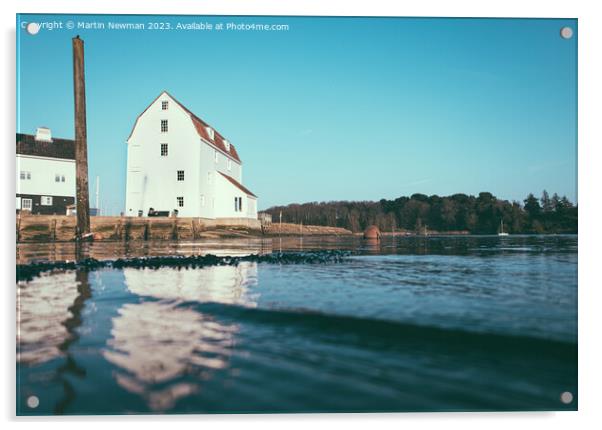 Woodbridge Tide Mill Acrylic by Martin Newman