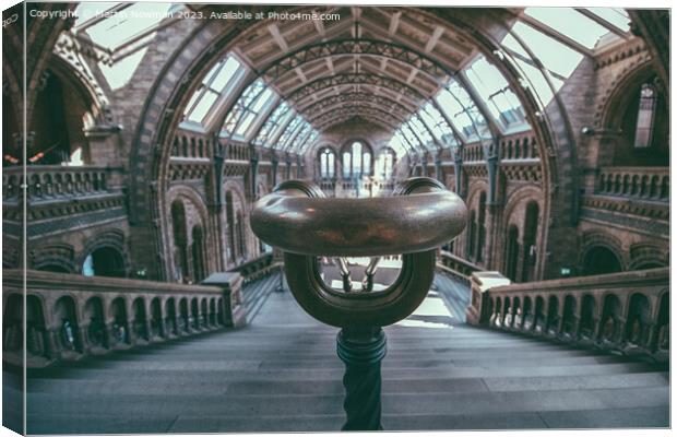Natural History Museum Canvas Print by Martin Newman
