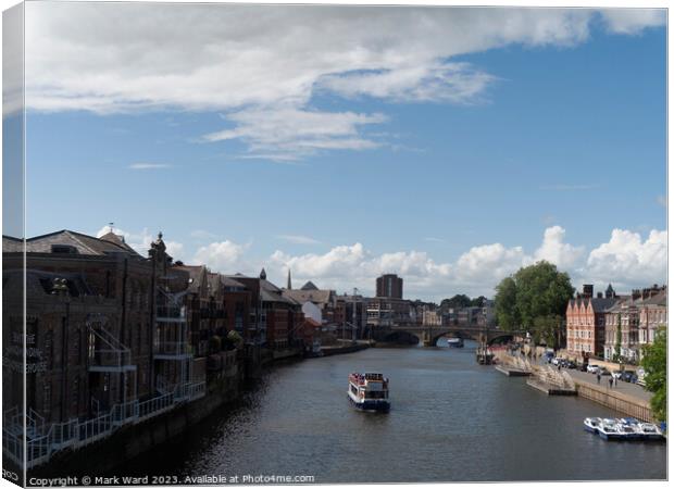 York from the River Ouse Canvas Print by Mark Ward