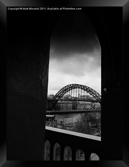 Tyne Bridge from High Level Framed Print by Mark Woodall