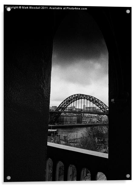Tyne Bridge from High Level Acrylic by Mark Woodall