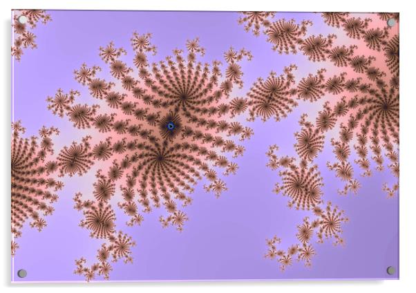 Beautiful zoom into the infinite mathemacial mandelbrot set frac Acrylic by Michael Piepgras