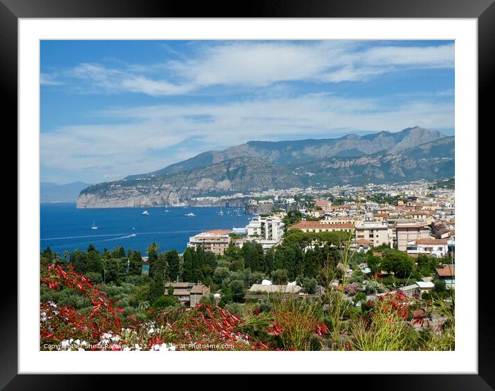 Beautiful Sorrento Framed Mounted Print by Sheila Ramsey