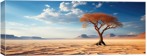 Lonely tree Canvas Print by Massimiliano Leban