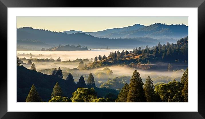Fog in the morning Framed Mounted Print by Massimiliano Leban