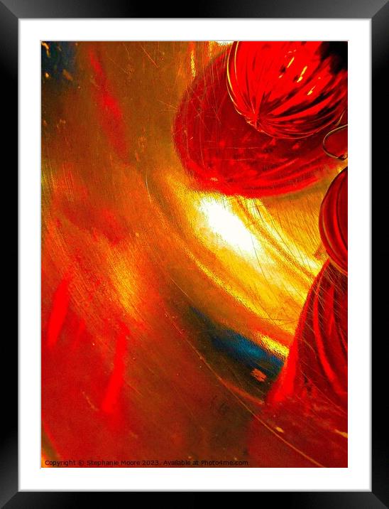 Abstract 753 Framed Mounted Print by Stephanie Moore