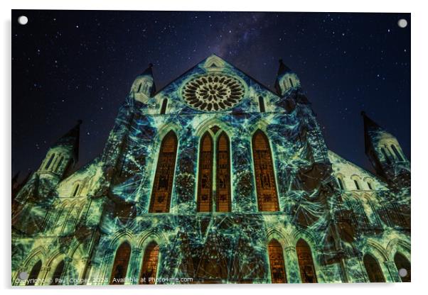 Illuminated Gothic Splendour: York Minster Acrylic by Bailey Cooper