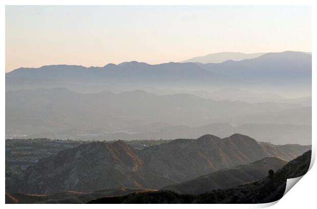 Ed Davis Park in Towsley Canyon, California Print by Lensw0rld 