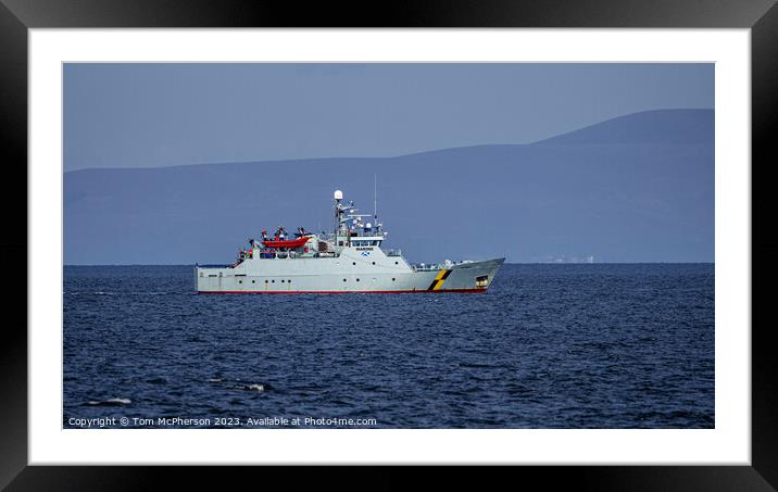 'Guardian of Scotland's Inshore Fisheries' Framed Mounted Print by Tom McPherson