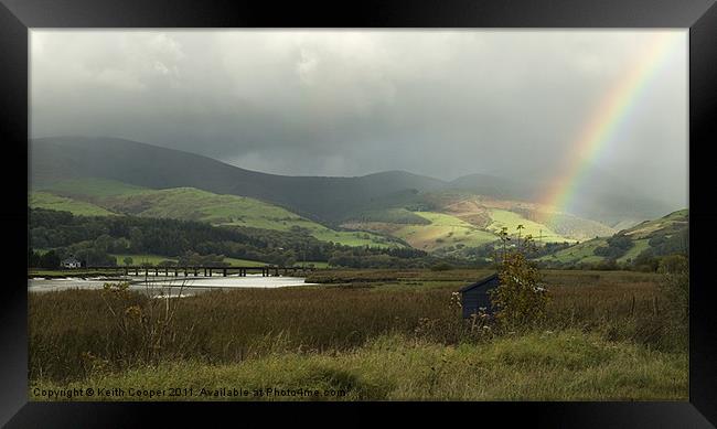 Dyfi Junction North Wales Framed Print by Keith Cooper