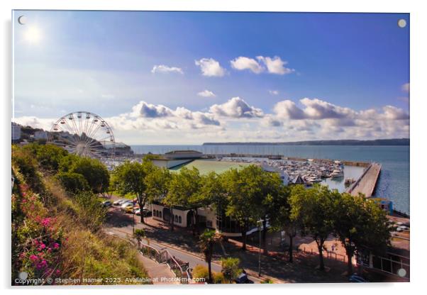 The English Riviera Acrylic by Stephen Hamer