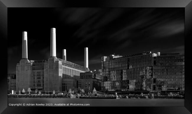 The old power station at Battersea Framed Print by Adrian Rowley