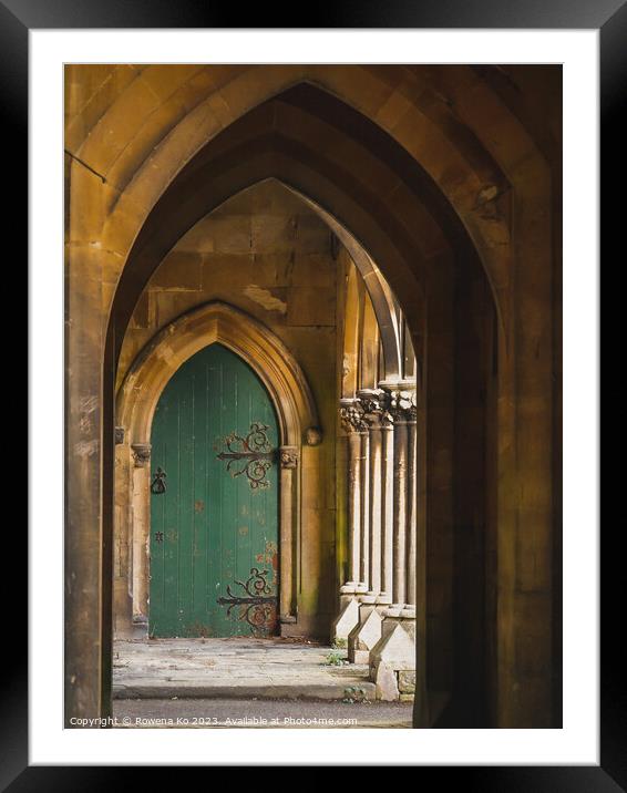 The link arch between the Locksbrook Chapel Framed Mounted Print by Rowena Ko