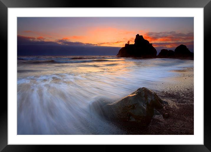 Swept Away  Framed Mounted Print by Mike Dawson