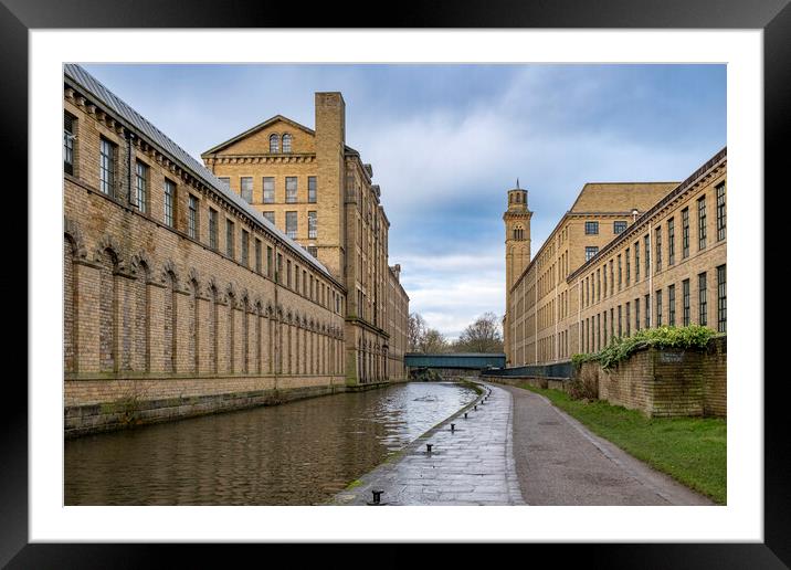 Salts Mill Framed Mounted Print by Steve Smith