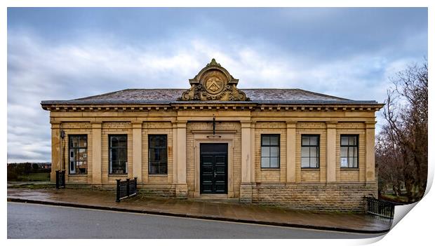 Saltaire Station Print by Steve Smith