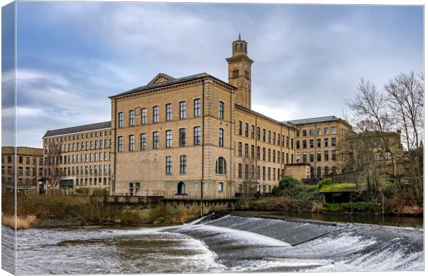 Saltaire West Yorkshire Canvas Print by Steve Smith