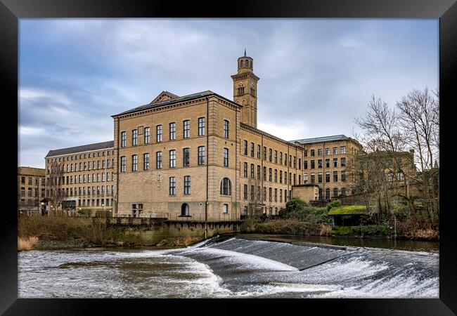 Saltaire West Yorkshire Framed Print by Steve Smith