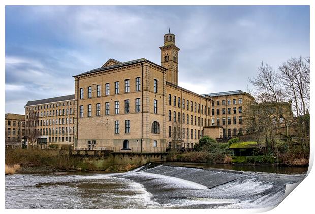 Saltaire West Yorkshire Print by Steve Smith