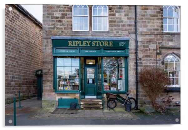 Ripley Store North Yorkshire Acrylic by Steve Smith