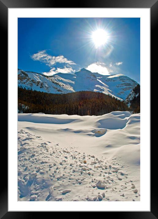 Canada's Stunning Icefields Parkway Panorama Framed Mounted Print by Andy Evans Photos