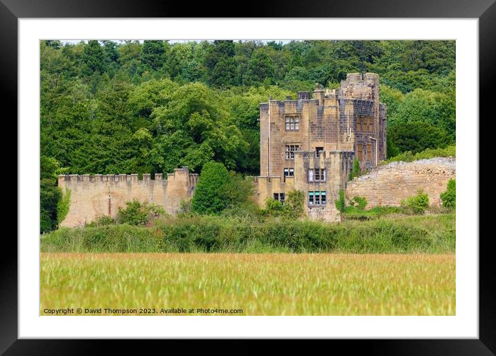 Bothal Castle Northumberland Framed Mounted Print by David Thompson