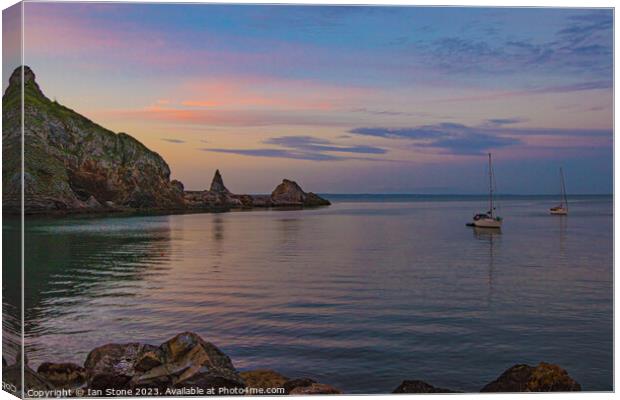 Sunset at Anstey’s Cove Canvas Print by Ian Stone