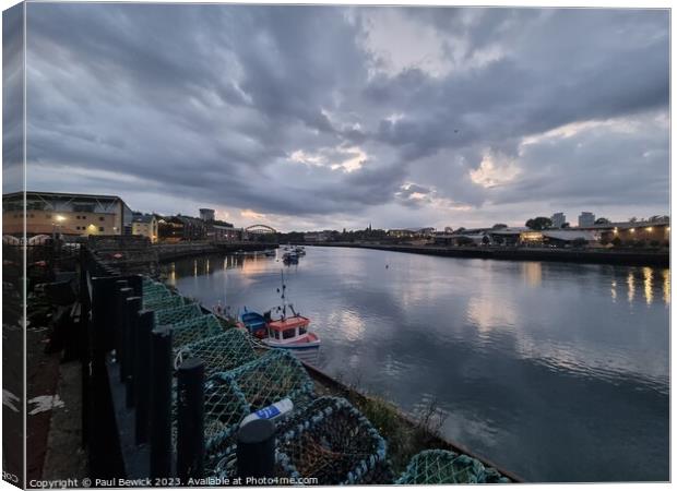 Sunderland Fish Quay Canvas Print by Paul Bewick