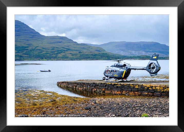 Airbus H145 Framed Mounted Print by Darrell Evans