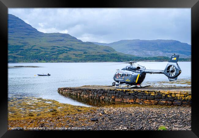 Airbus H145 Framed Print by Darrell Evans