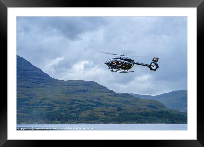 Airbus H145 D2 Framed Mounted Print by Darrell Evans