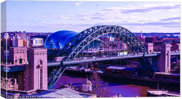 Tyne Bridge  Canvas Print by Richard Fairbairn