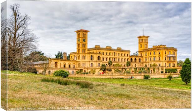 Osborne House, East Cowes, Isle of Wight, the home of Queen Victoria and Prince Albert Canvas Print by Robert Mowat