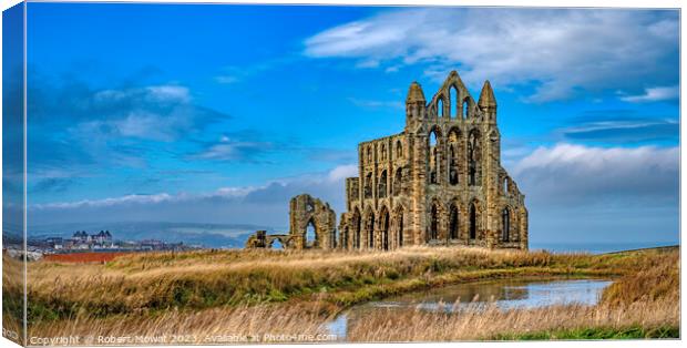 Whitby Abbey, Whitby, Yorkshire Canvas Print by Robert Mowat