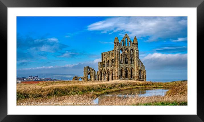 Whitby Abbey, Whitby, Yorkshire Framed Mounted Print by Robert Mowat