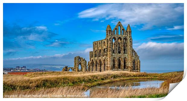 Whitby Abbey, Whitby, Yorkshire Print by Robert Mowat