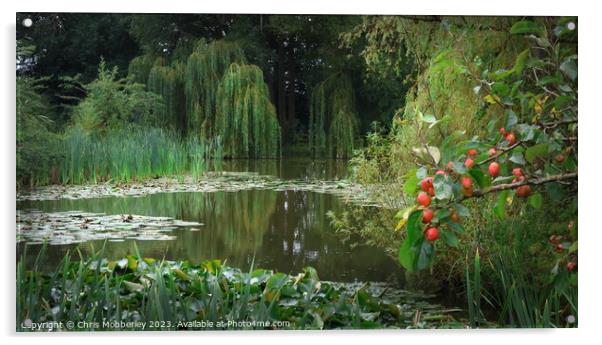 Small Secluded Lake Acrylic by Chris Mobberley