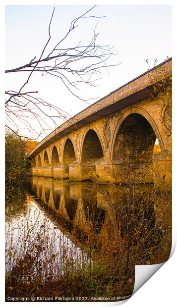 Arched Bridge Print by Richard Fairbairn