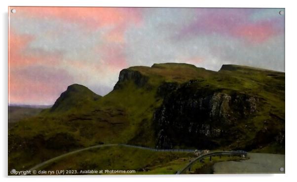 Verdant Peaks: Nature's Serene Majesty SKYE QUIRAI Acrylic by dale rys (LP)