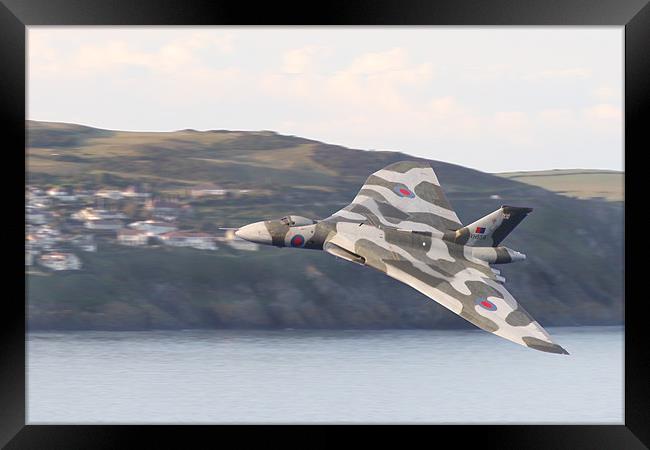 Vulcan Bomber Framed Print by Noel Howarth