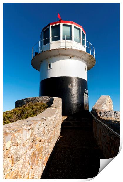 Cape Point lighthouse Print by Fabrizio Troiani