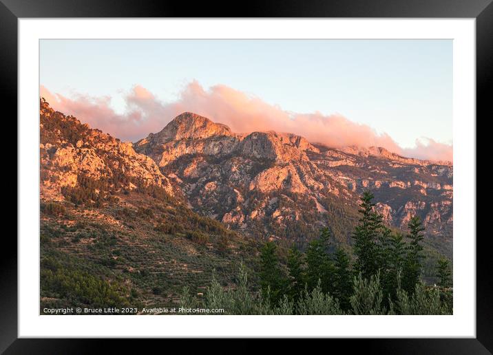 Sublime Vista, Mountainous Mallorca Framed Mounted Print by Bruce Little