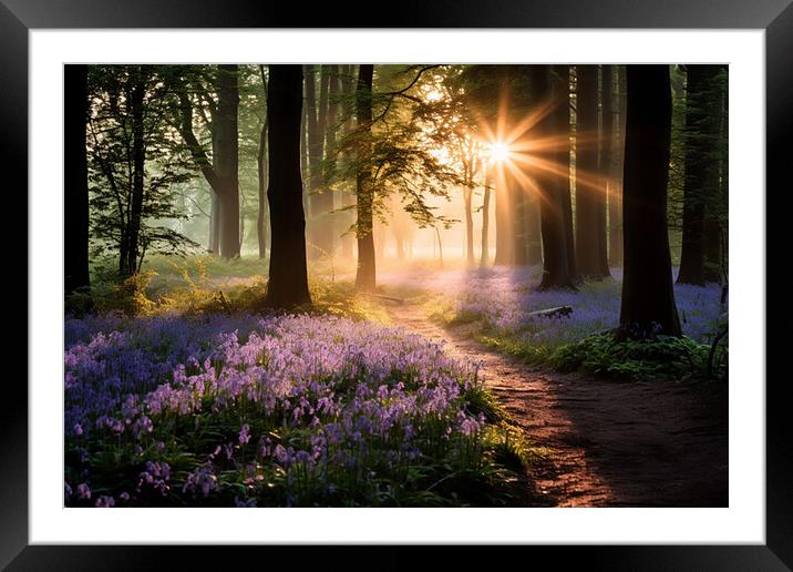 Forest Dawn  Framed Mounted Print by CC Designs