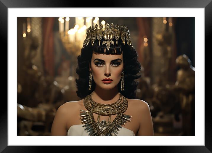Cleopatra  Framed Mounted Print by CC Designs