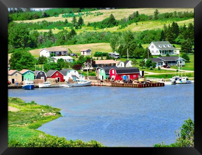 French River, PEI Framed Print by Stephanie Moore