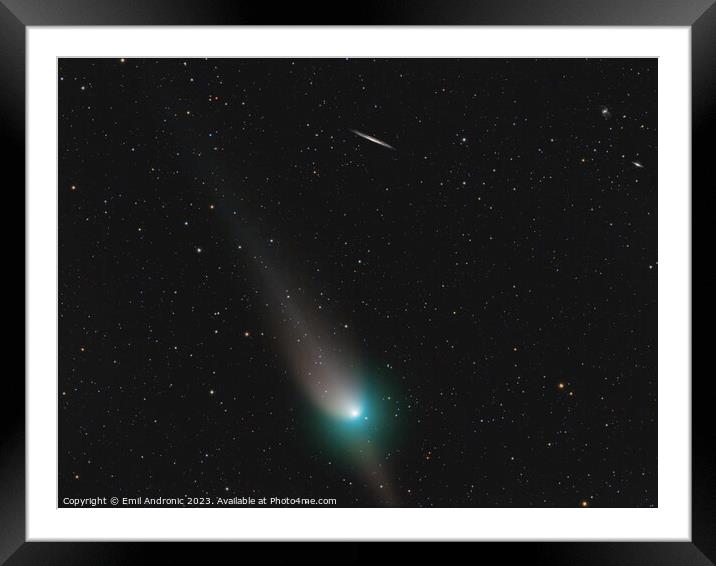 Comet C 2022 E3 (ZTF) Framed Mounted Print by Emil Andronic